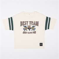 新品　CINEMA 　アメカジ　プリントTシャツ　5️⃣着セット 天竺脇切替アメカジプリントＴシャツ 男の子 キッズ 110cm-130cm