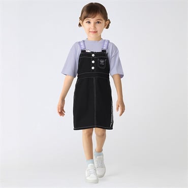 PIAMON(ピアモン) ロゴベルトジャンパースカート 女の子 キッズ 110cm-130cm