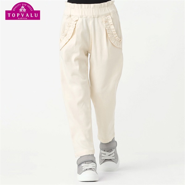 スタ楽 裏毛ハーフジップトレーナー 女の子 トップバリュ キッズ 110cm