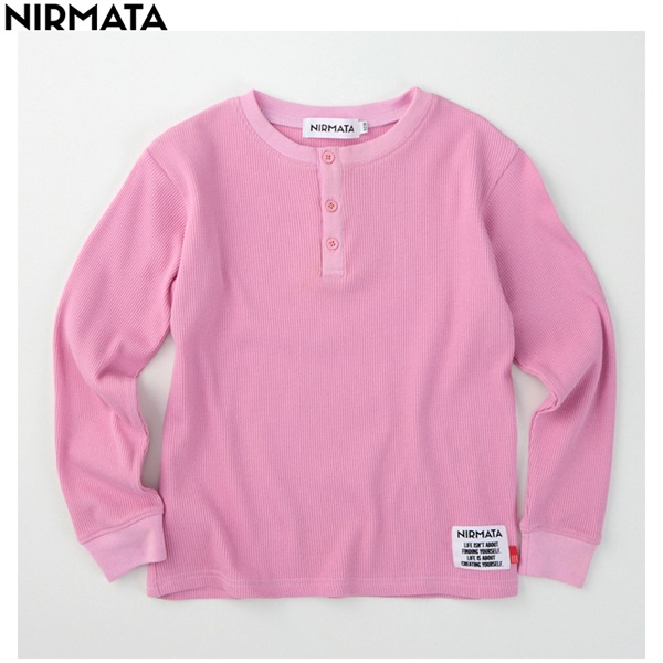 NIRMATA(ニルマータ) 長袖ヘンリーネックTシャツ 男の子 女の子