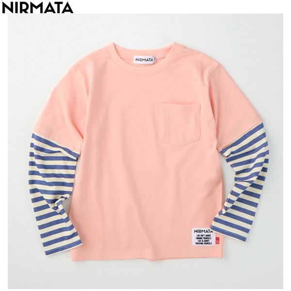長袖ボーダーの服 NIRMATA(ニルマータ) 長袖ボーダーTシャツ 男の子 女の子 キッズ