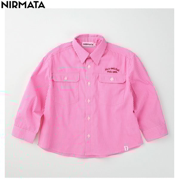 apolina 5-7y 24AW マスタードカラー 刺繍入り キッズ長袖シャツ SS25 STUDIO – Apolina