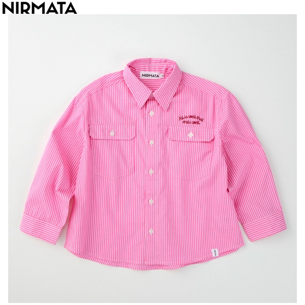 NIRMATA(ニルマータ) 刺繍長袖シャツ 男の子 女の子 キッズ 110cm