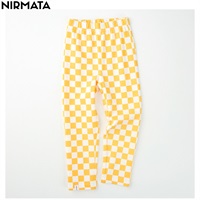 NIRMATA(ニルマータ) チェックカラーパンツ 男の子 女の子 キッズ 110cm-130cm(イエロー-110cm)
