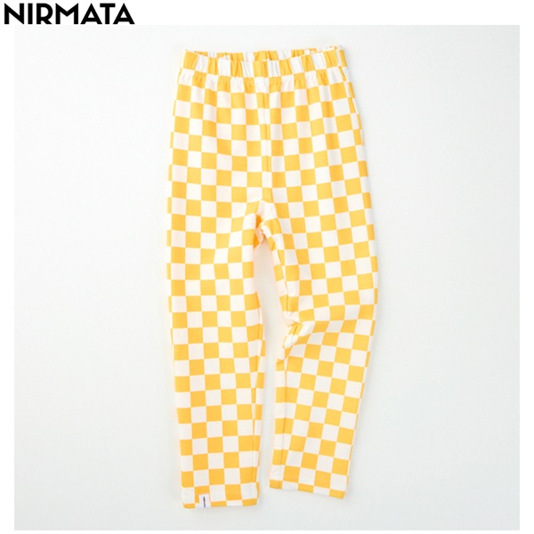 NIRMATA(ニルマータ) チェックカラーパンツ 男の子 女の子 キッズ 110cm-130cm(イエロー-120cm)