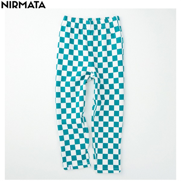 NIRMATA(ニルマータ) チェックカラーパンツ 男の子 女の子 キッズ 110cm-130cm(グリーン-130cm)