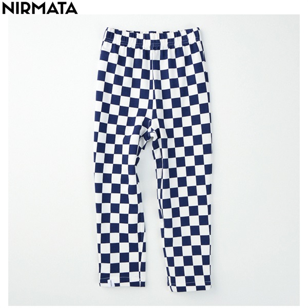 NIRMATA(ニルマータ) チェックカラーパンツ 男の子 女の子 キッズ 110cm-130cm(ネイビー-130cm)