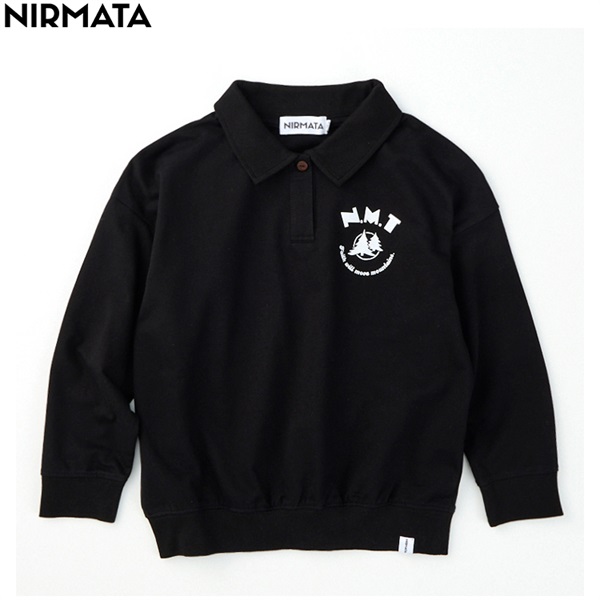 NIRMATA(ニルマータ) 長袖ラガーシャツ 男の子 女の子 キッズ 110cm