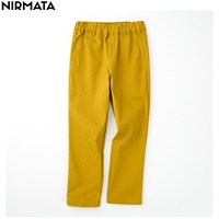 NIRMATA(ニルマータ) チノストレートパンツ 男の子 女の子 キッズ 110cm-130cm(イエロー-110cm)