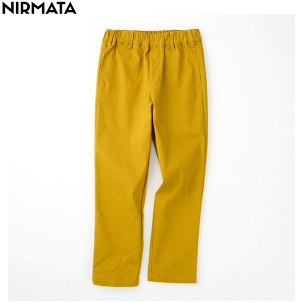 NIRMATA(ニルマータ) チノストレートパンツ 男の子 女の子 キッズ 110cm-130cm(イエロー-120cm)