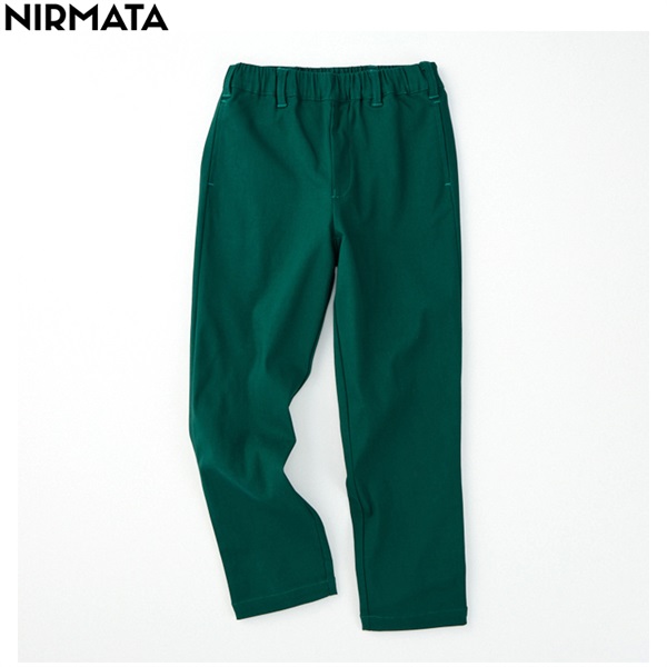 NIRMATA(ニルマータ) チノストレートパンツ 男の子 女の子 キッズ 110cm-130cm(グリーン-110cm)