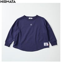 NIRMATA(ニルマータ) バックアーチロゴトレーナー 男の子 女の子 キッズ 110cm-130cm(ネイビー-110cm)