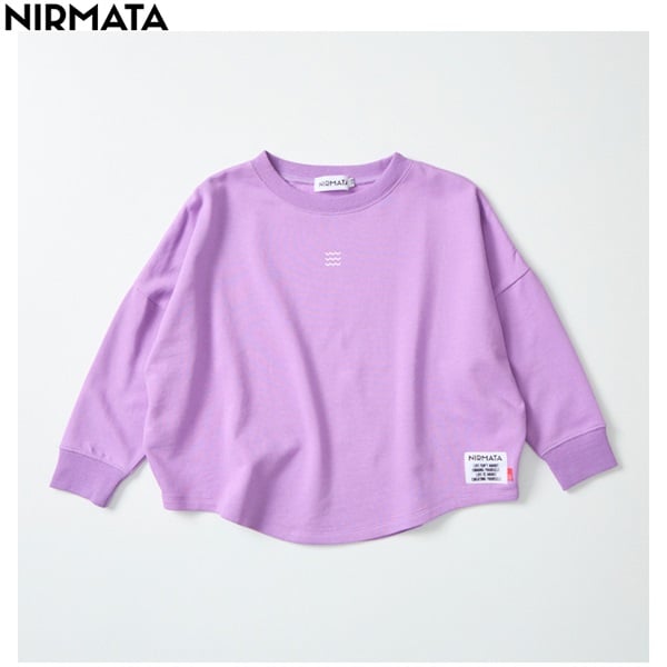 NIRMATA(ニルマータ) バックアーチロゴトレーナー 男の子 女の子 キッズ 110cm-130cm(パープル-120cm)