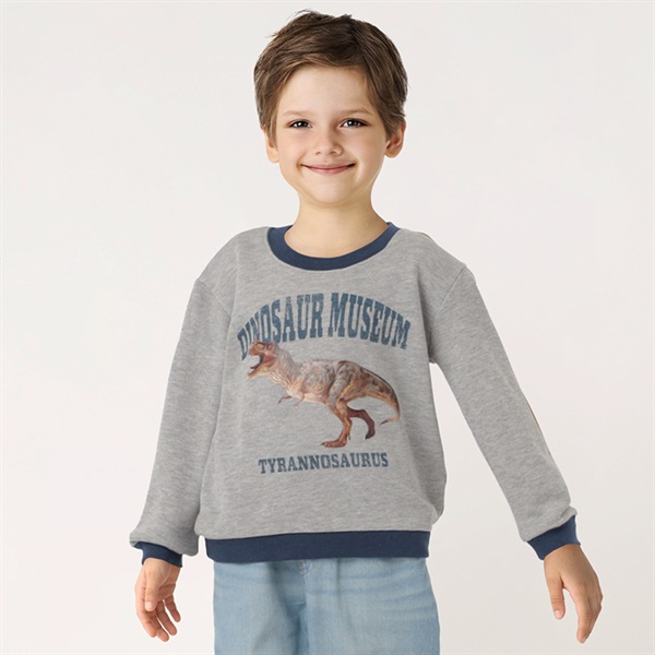 裏毛転写恐竜プリントトレーナー 男の子 キッズ 100cm-130cm | イオン