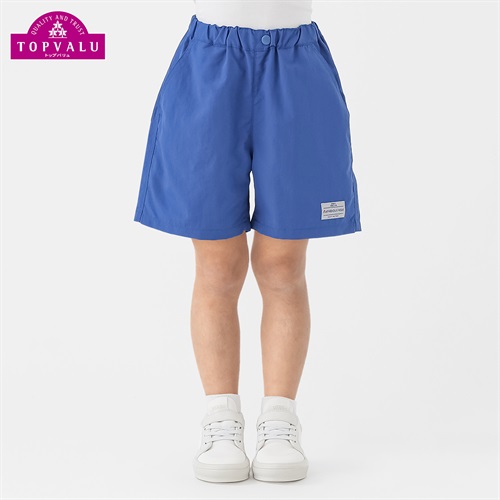 はっ水 水陸両用 ショートパンツ 男の子 トップバリュ キッズ 100cm-130cm(ブルー-100cm)