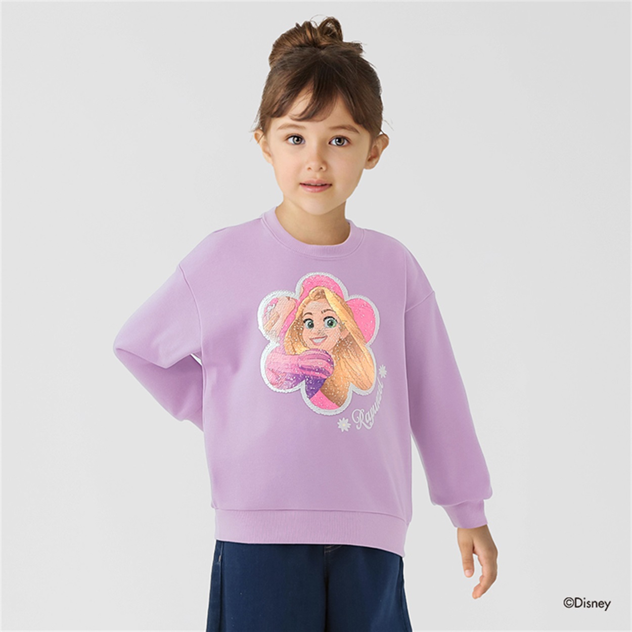 Disney ラプンツェル/スパンコールトレーナー 女の子 キッズ 100cm