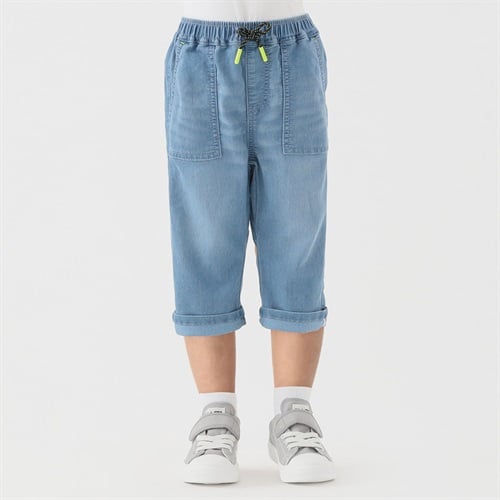 メッシュデニム七分丈パンツ 男の子 キッズ 100cm-130cm