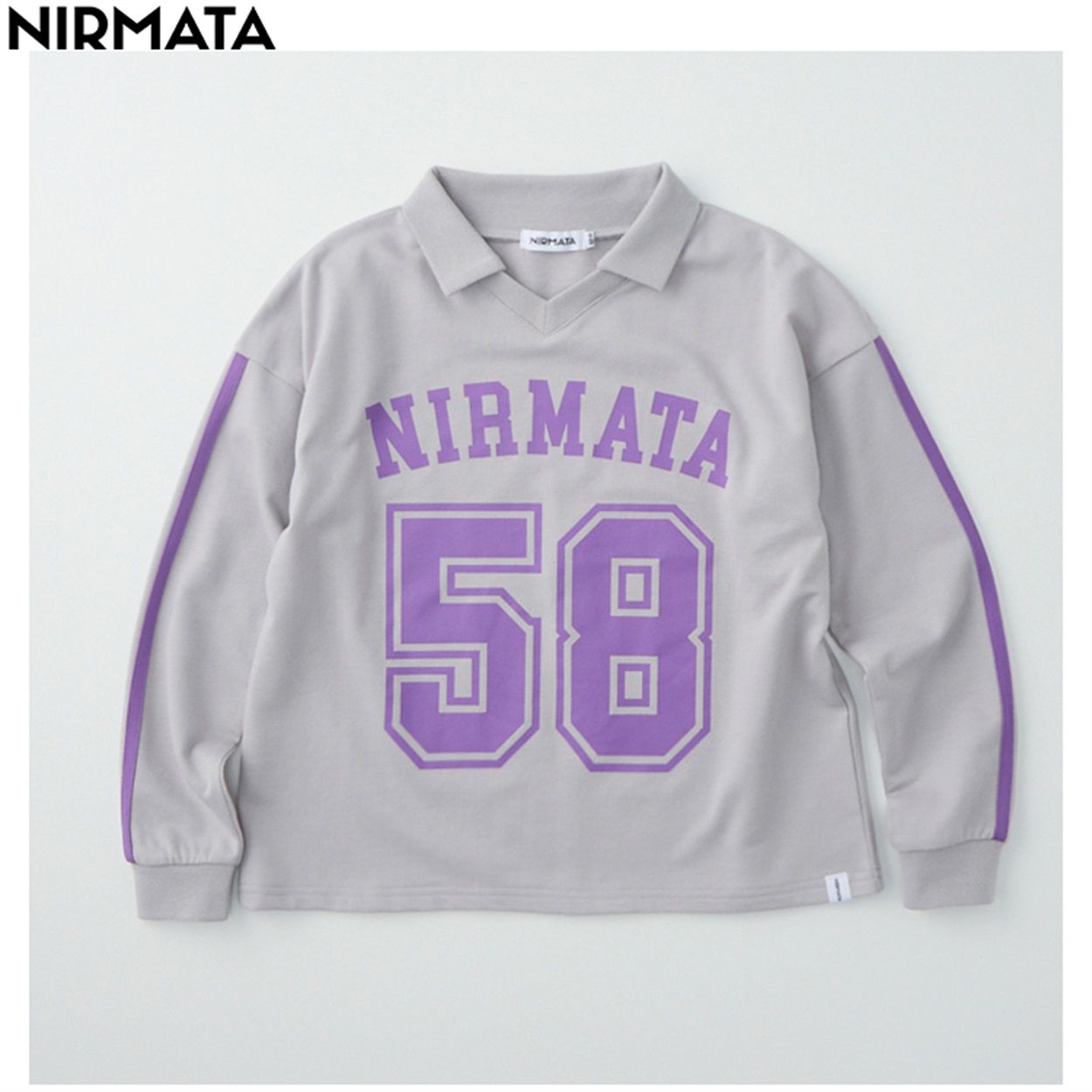 NIRMATA(ニルマータ) ラガー襟スウェットシャツ 男の子 女の子 キッズ