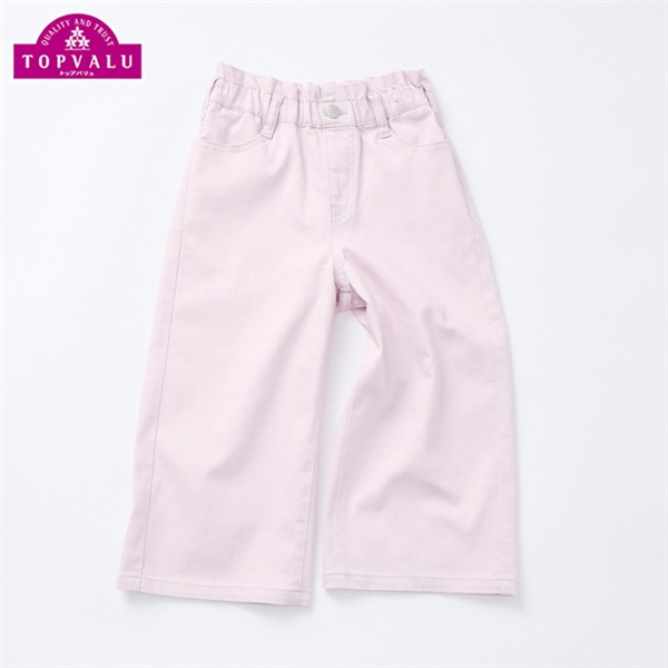 ワイドパンツ トップバリュ キッズ ボトムス 100cm-130cm 女の子