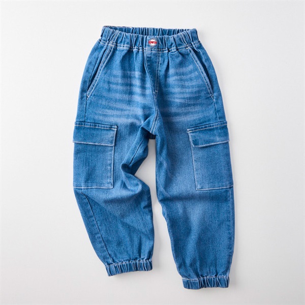 EDWIN デニムカーゴパンツ キッズ ボトムス 110cm-130cm 男の子