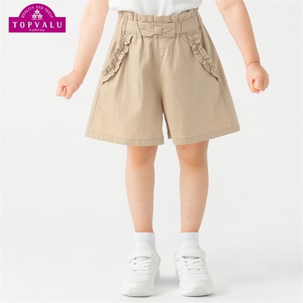 スタ楽SUMMER ストレッチキュロット トップバリュ 女の子 キッズ