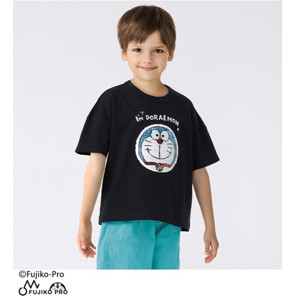 ドラえもん⇔のび太 スパンコールTシャツ 男の子 女の子 キッズ