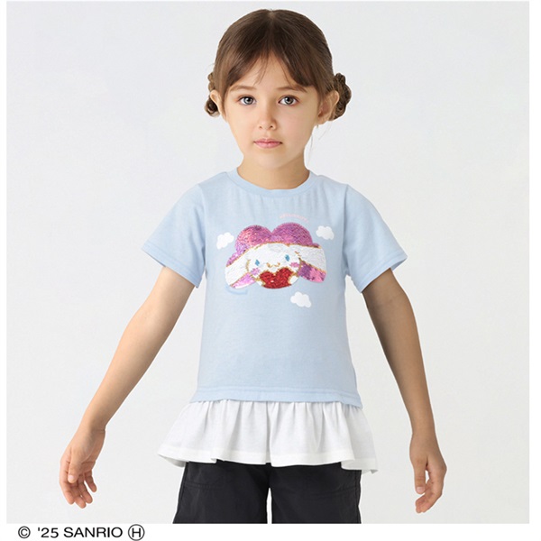 124◇ハローキティスパンコール Tシャツ USJ 2021 M 男女兼用 希少 USJ ハローキティ スパンコールTシャツ S - メルカリ