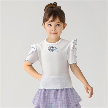 PIAMON(ピアモン) テレコＴシャツ キッズ 女の子 110cm-130cm