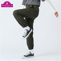 ツイルカーゴジョガーパンツ(男児規格) トップバリュ キッズ ジュニア  ボトムス 130cm-160cm(カーキ-130cm)