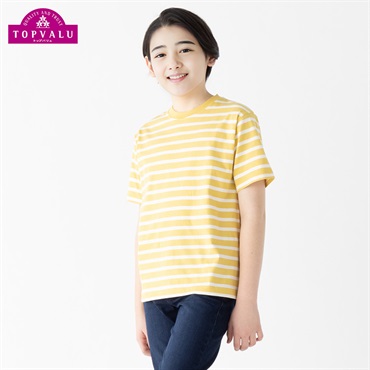 オーガニックコットン 半袖Ｔシャツ トップバリュ キッズ 男の子 130cm-160cm