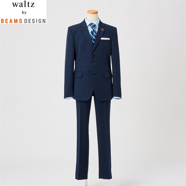 Waltz by BEAMS DESIGN◆キッズ130フォーマルブレザーセット waltz by BEAMS DESIGN 3つ釦ジャケットスーツ キッズ 男の子