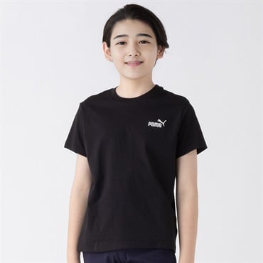 PUMA(プーマ) コットン半袖Ｔシャツ 男の子 キッズ130cm-160cm(ブラック-130cm)