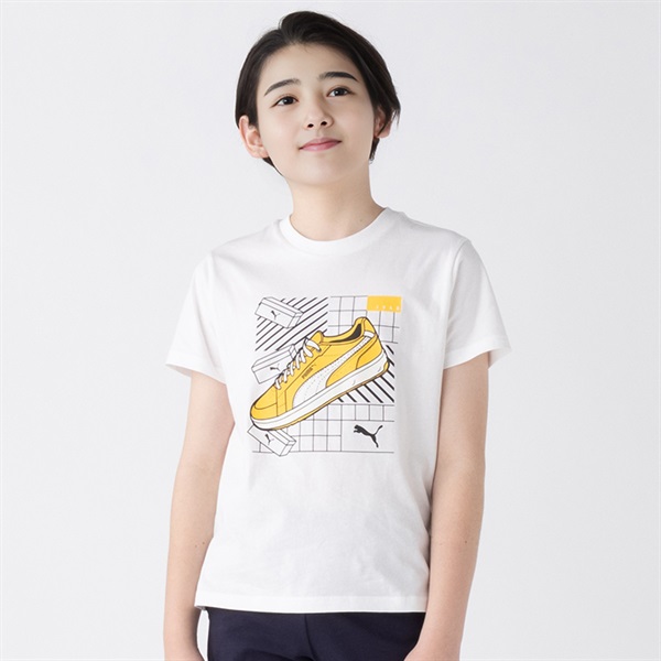 PUMA(プーマ) 靴ロゴTシャツ 男の子 キッズ130cm-160cm