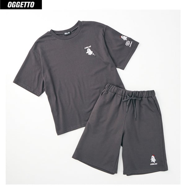 塁*様 1/4ドール用オバケ袖シャツ お茶会柄(黒)４点セット す*や様 1/3ドール用オバケ袖シャツ お茶会柄(黒)4点セットA