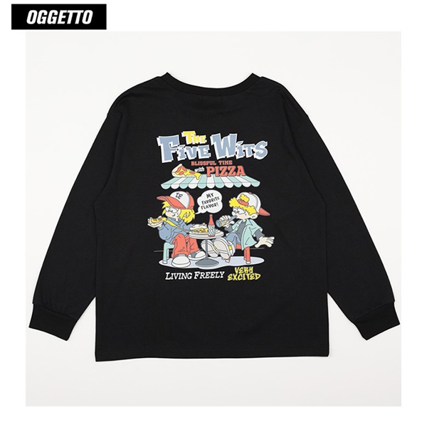 OGGETTO(オジェット) ボーイシートプリント長袖Tシャツ 男の子