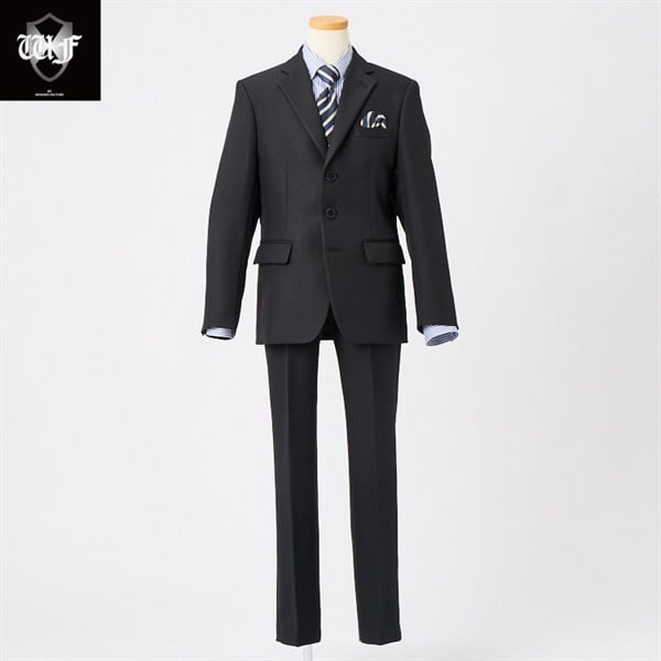 WANDER FACTORY (ワンダーファクトリー) へリンボン3釦スーツ キッズ