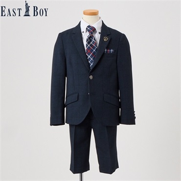 ※リーちゃん　EASTBOY キッズフォーマルスーツセット120㎝ 男の子 EAST BOY (イーストボーイ) ウインドウペンスーツ キッズ 男の子