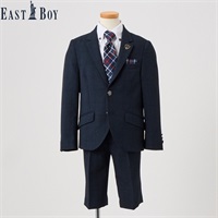 イーストボーイ!入学式1回着用!スーツ男の子 EAST BOY (イーストボーイ) ウインドウペンスーツ キッズ 男の子