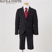 新品未使用タグ付き　BACK&FORTH フォーマルスーツ　165㎝　男の子 BACK＆FORTH (バックアンドフォース) タータンチェックスーツ