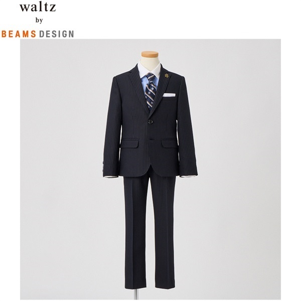 入学式フォーマルwaltz by BEAMS DESIGN waltz by BEAMS DESIGN ピンストライプスーツ キッズ 男の子 ビームス