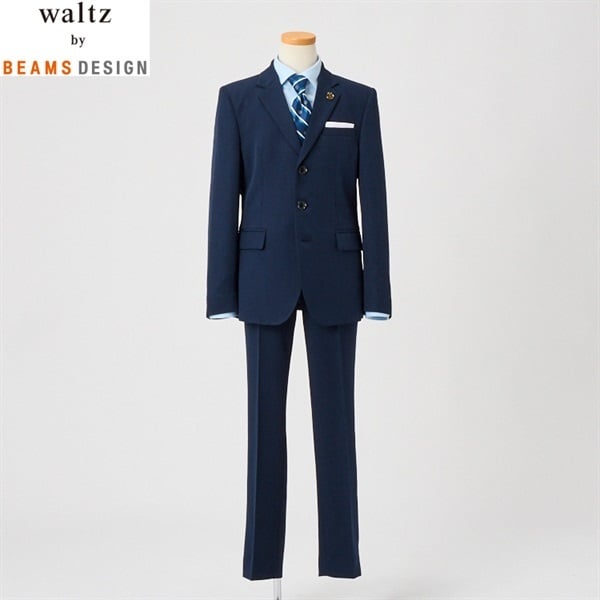 【Waltz by BEAMS DESIGN】ビームス 入学式スーツ男の子110 waltz by BEAMS DESIGN 3ツ釦ジャケットスーツ キッズ 男の子