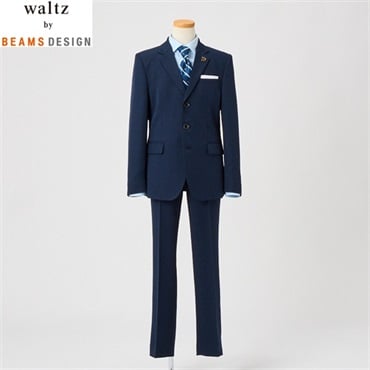 ビームス  BEAMS  フォーマル  スーツ　130  ゆったりサイズ   紺 BEAMS mini（ビームス ミニ）セレモニー スーツセット （110