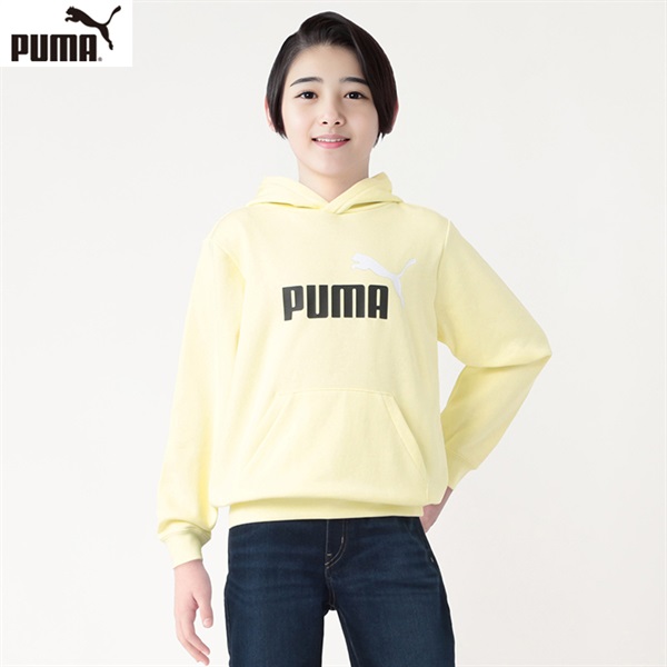 PUMA(プーマ) 胸ロゴ裏起毛フーディ キッズ 130cm-160cm