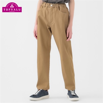 ピースフィットクール ロングパンツ 男の子 トップバリュ キッズ 130cm-160cm(ベージュツイル-130cm)