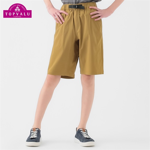ストレッチはっ水 ハーフパンツ 男の子 トップバリュ キッズ 130cm-160cm