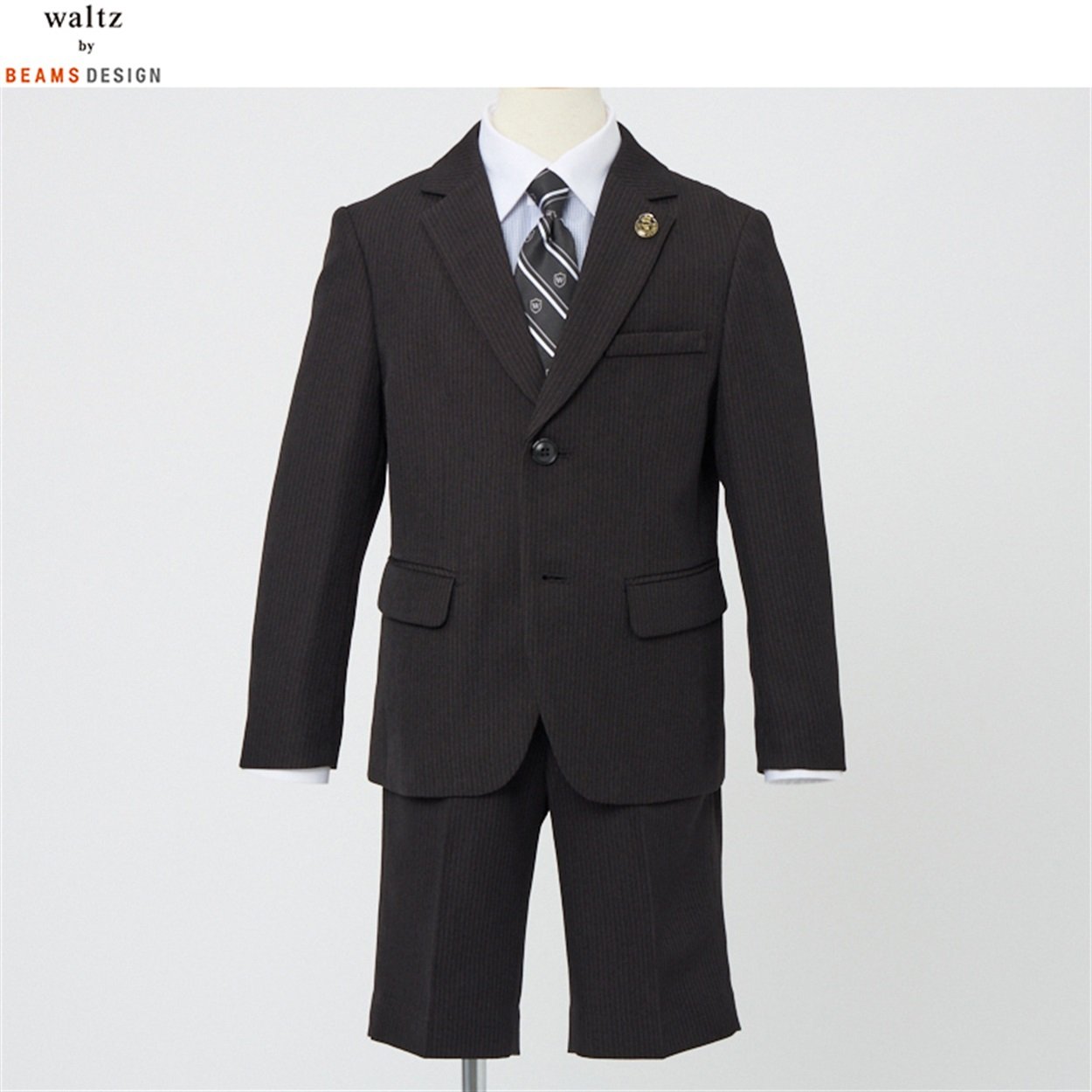 waltz by BEAMS DESIGN ビームス子供スーツ　110 入学式 waltz by BEAMS DESIGN 2つ釦ジャケットスーツ キッズ 男の子