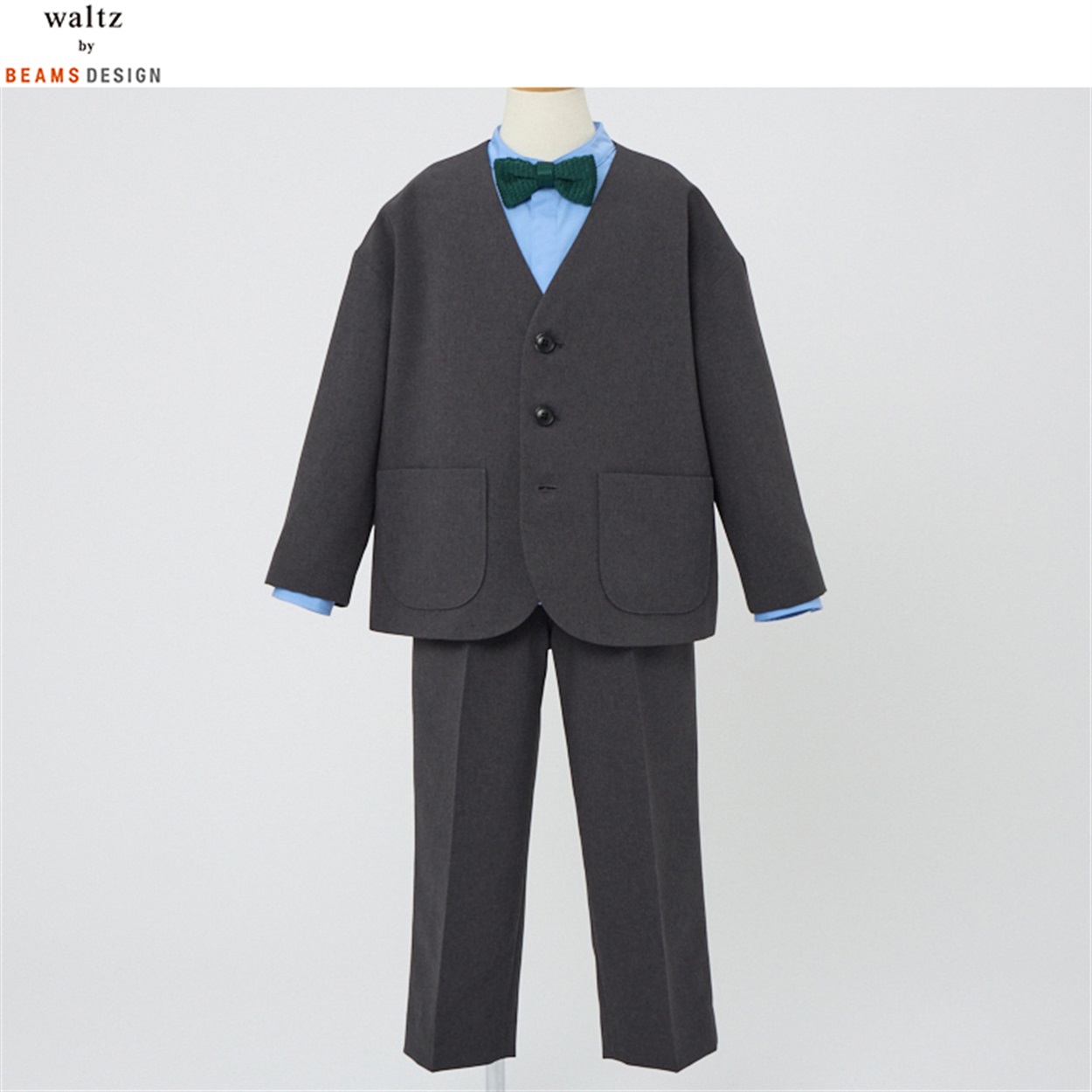 waltz by BEAMS DESIGN ノーカラージャケットスーツ キッズ 男の子