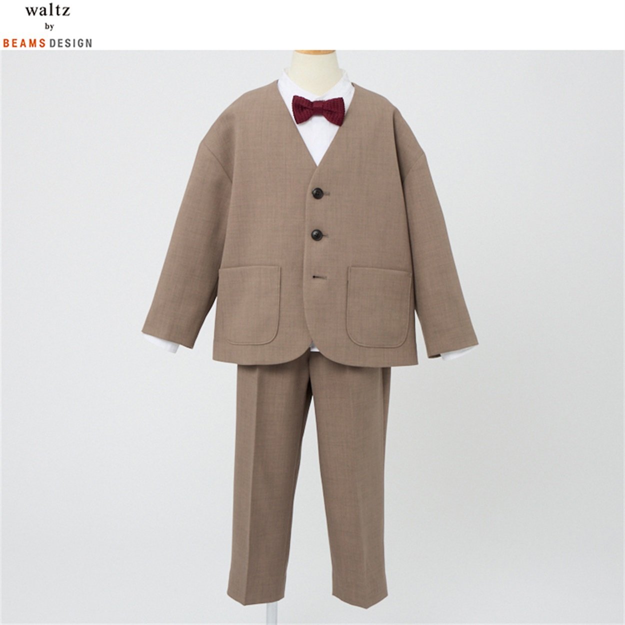 waltz by BEAMS DESIGN ノーカラージャケットスーツ キッズ 男の子