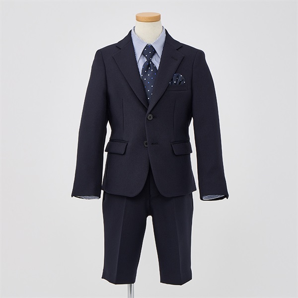 子ども スーツ上下 男の子 165A イオン ORIVER HOUSE ネイビーへリンボン2釦スーツ キッズ 男の子 フォーマル