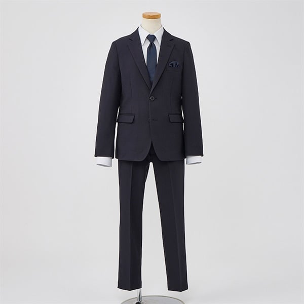 BTZ+LUXE ネイビースリムスーツ キッズ 男の子 フォーマル スーツ 入学